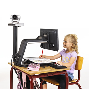 Bild på skolflicka med en TANGO PANORAMA